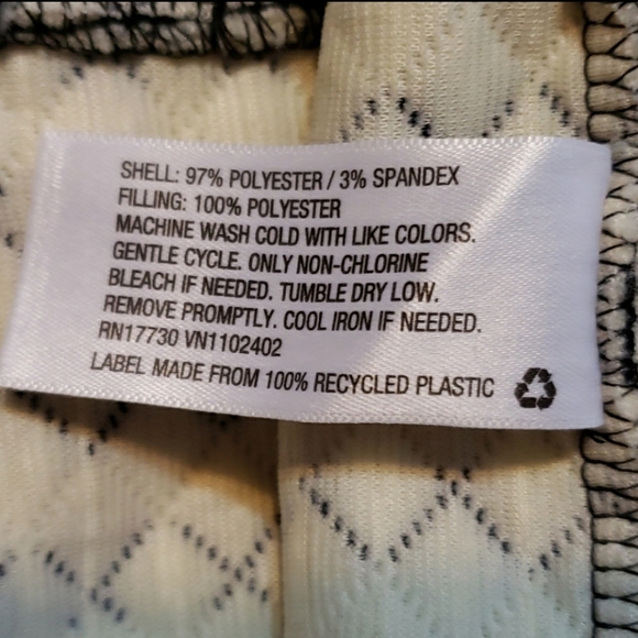 Quilted Striped Pleated Mini Skirt - Picture 4 of 9